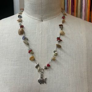 Silver Fish Necklace